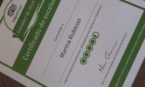 Certificado-TripAdvisor MARINA RUBICON